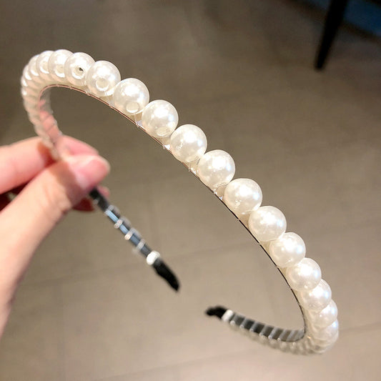 Fish thread and pearl hairpin for girls